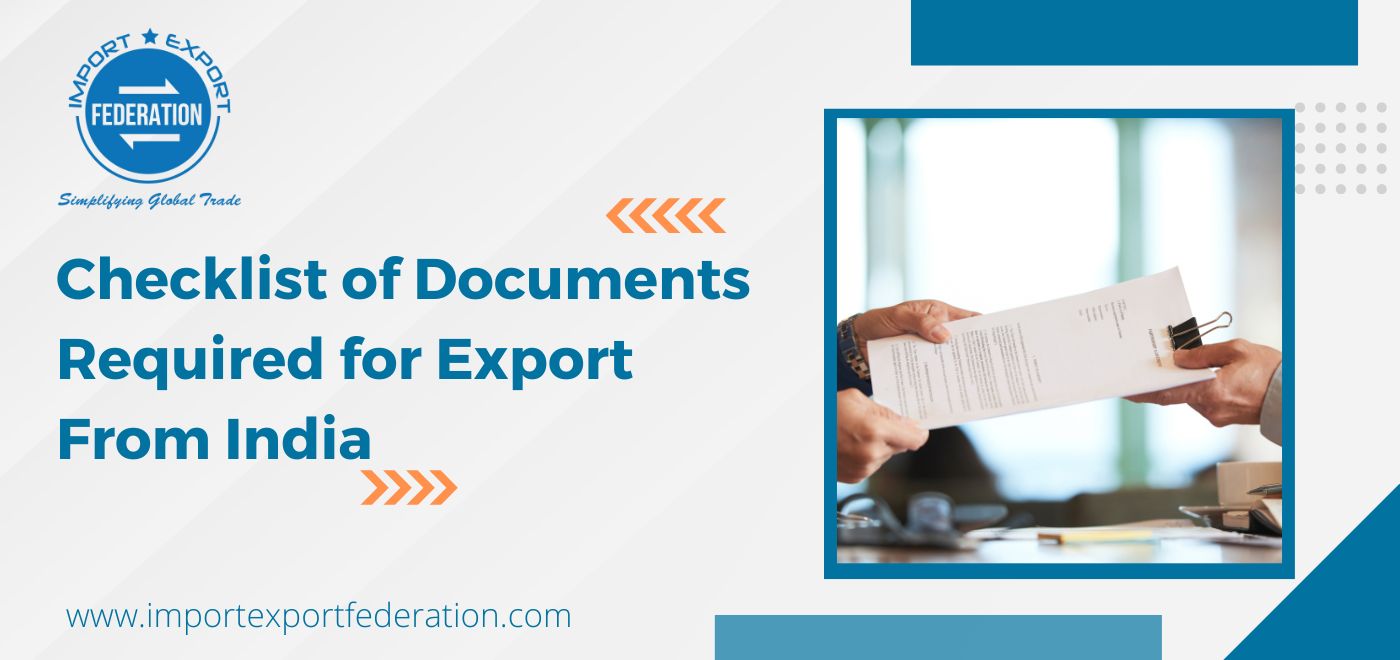 10 Documents Required For Export From India Easy Check list